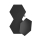 Inteligentna lampa Nanoleaf Shapes Hexagons Expansion Pack czarny (3 sztuki)